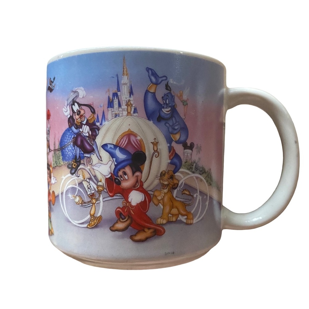 Vintage 1996 Walt Disney World 25th Remember the Magic Ceramic Coffee Mug